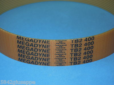 CINGHIA AFFETTATRICE MEGADYNE TB2 400 10 NERVATURE SPEDITA CON RACCOMANDATA