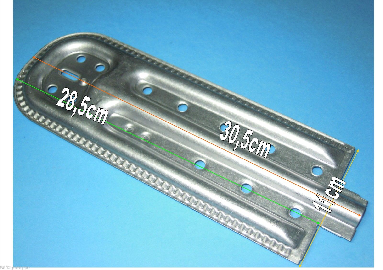 Ricambi 26: BRUCIATORE BARBECUE FORNO 30,5cm x11cm Foro 17mm BRUCIATORE BBQ bruciatore5.jpg
