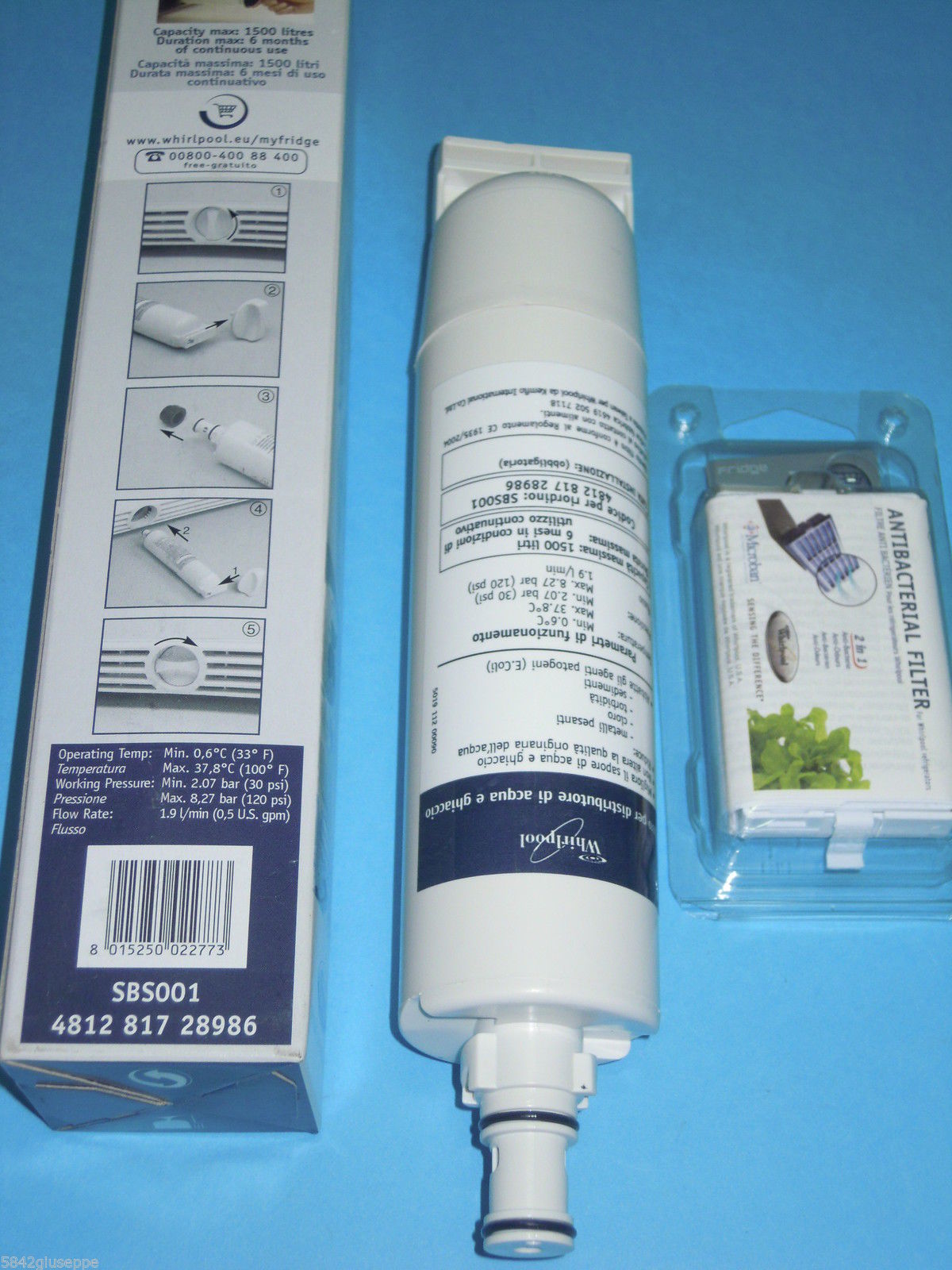 Ricambi 3: Whirpool FILTRO ACQUA+ANTIBATTERICO FRIGO AMERICANO 481248048172 + 481281728986 filtro_acqua.jpg