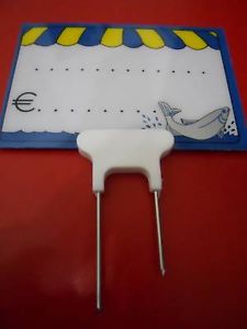 Ricambi 38: KIT SEGNAPREZZI 9,5x6,5 PVC 30Pz+ 30 PUNTE INOX PESCE kit_segnaprezzi_95x65_pvc_30pz+_30_punte_inox_pesce.jpg