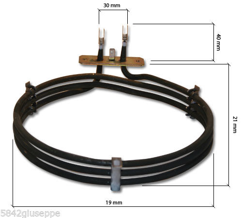 Ricambi 5: RESISTENZA FORNO VENTILATO 2200W 230V ARISTON INDESIT SMEG UNIVERSALE 3 SPIRE resistenza_forno_ventilato_2200w_230v_ariston_indesit_smeg_universale_3_spire.jpg
