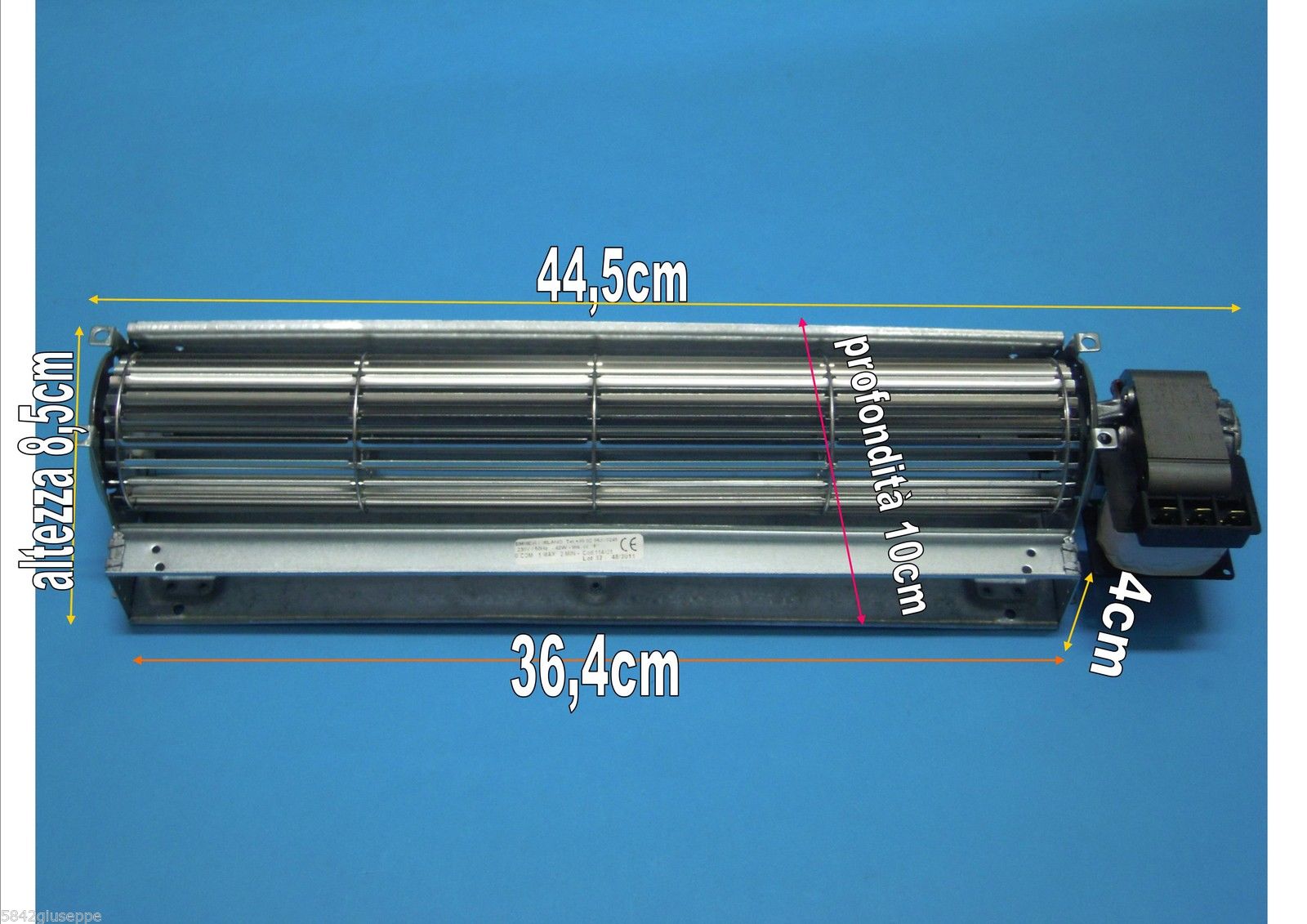 Ricambi 19: VENTOLA TANGENZIALE 2 VELOCITA' 36cm 230v 50hz 30/42Watt CL. ventola_tangenziale.jpg