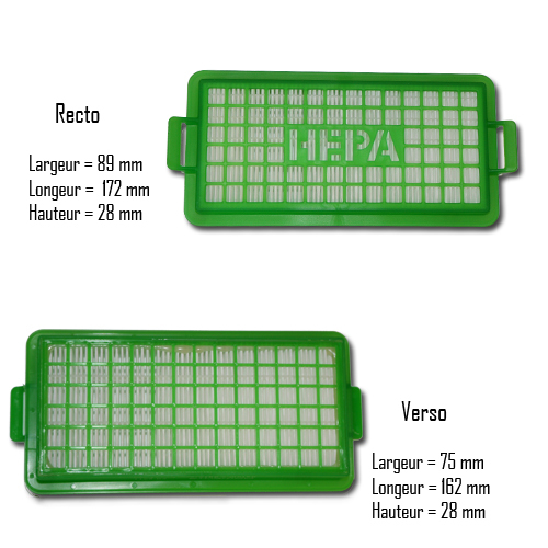 Ricambi 24: FILTRO ARTEC 2 FILTRO HYGIENE PLUS HEPA ROWENTA ZR001101 zr001101.jpg